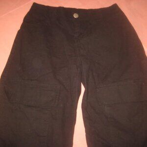 Women's Black Cargo Pants Size XS Rachel Paige